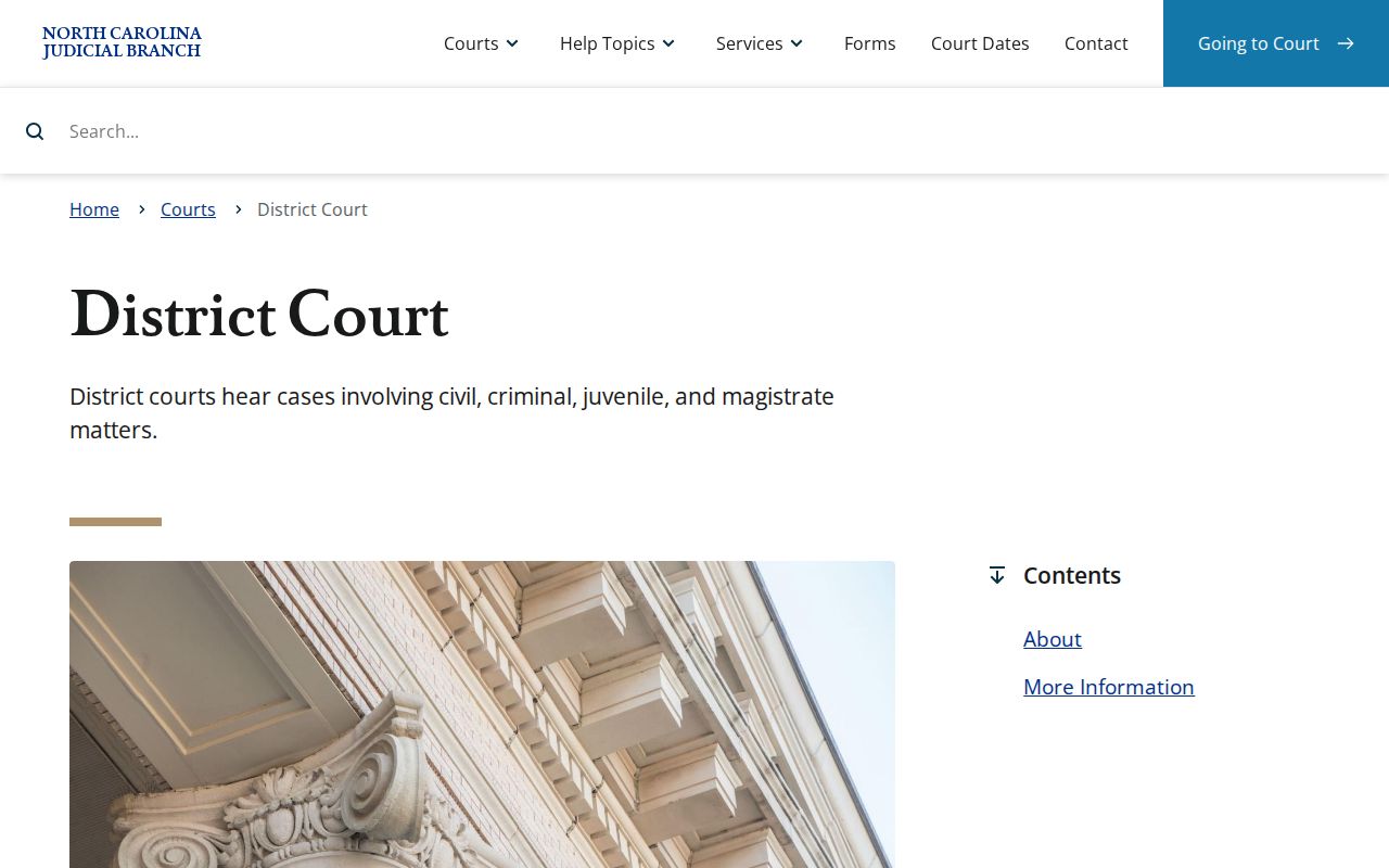 Burke County criminal court docket District Court jurisdiction source