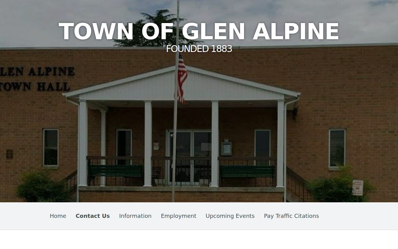 Glen Alpine court records context at Town Hall, not a Burke court record counter
